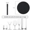 Kitcheniva Silicone Drinks Coasters Mat Pad With Holder 6 Pcs